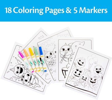 Foto 3 | Venta Internacional- Libro para Colorear Crayola Baby Shark