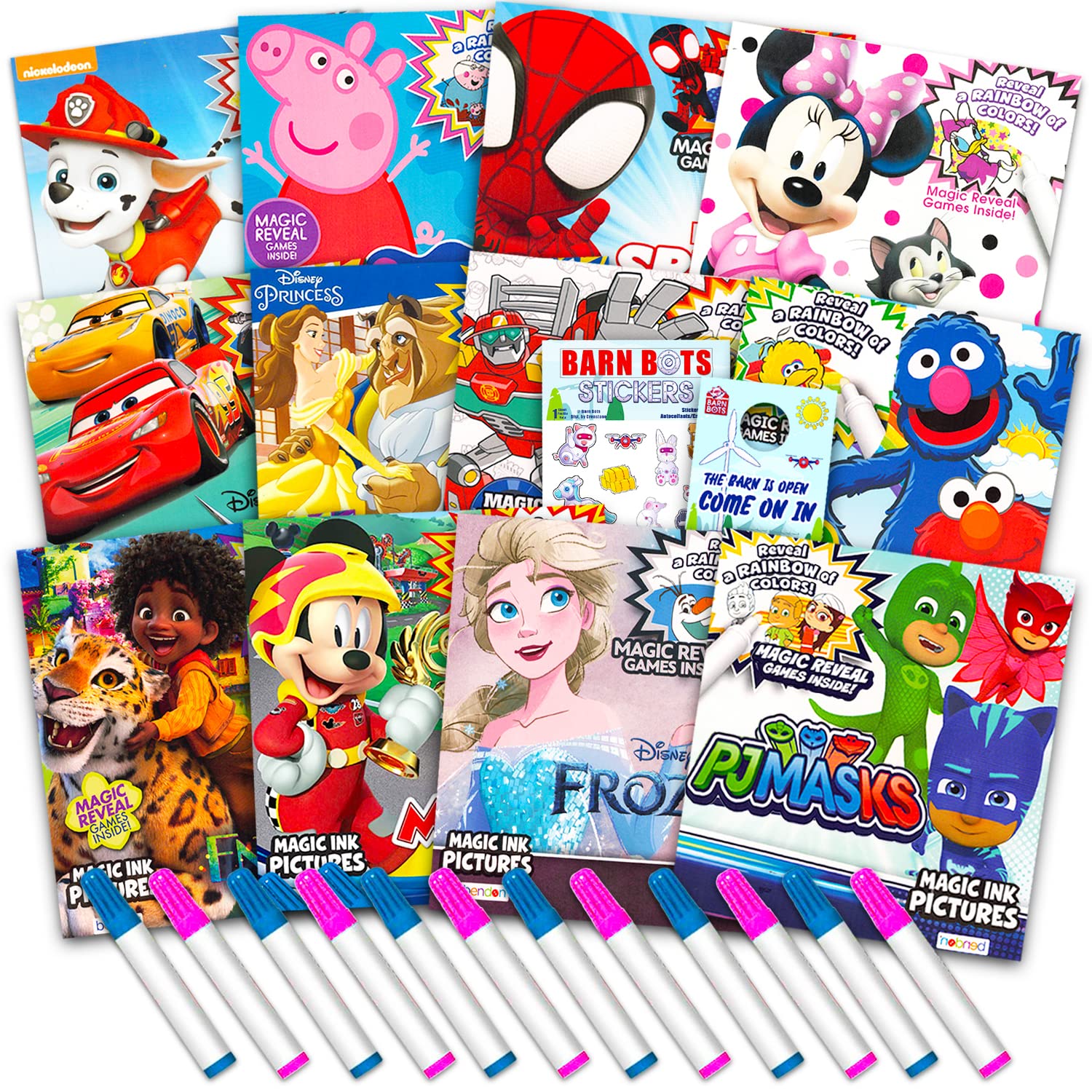 Foto 2 pulgar | Venta Internacional - Juego de 12 libros para Colorear Mess Free