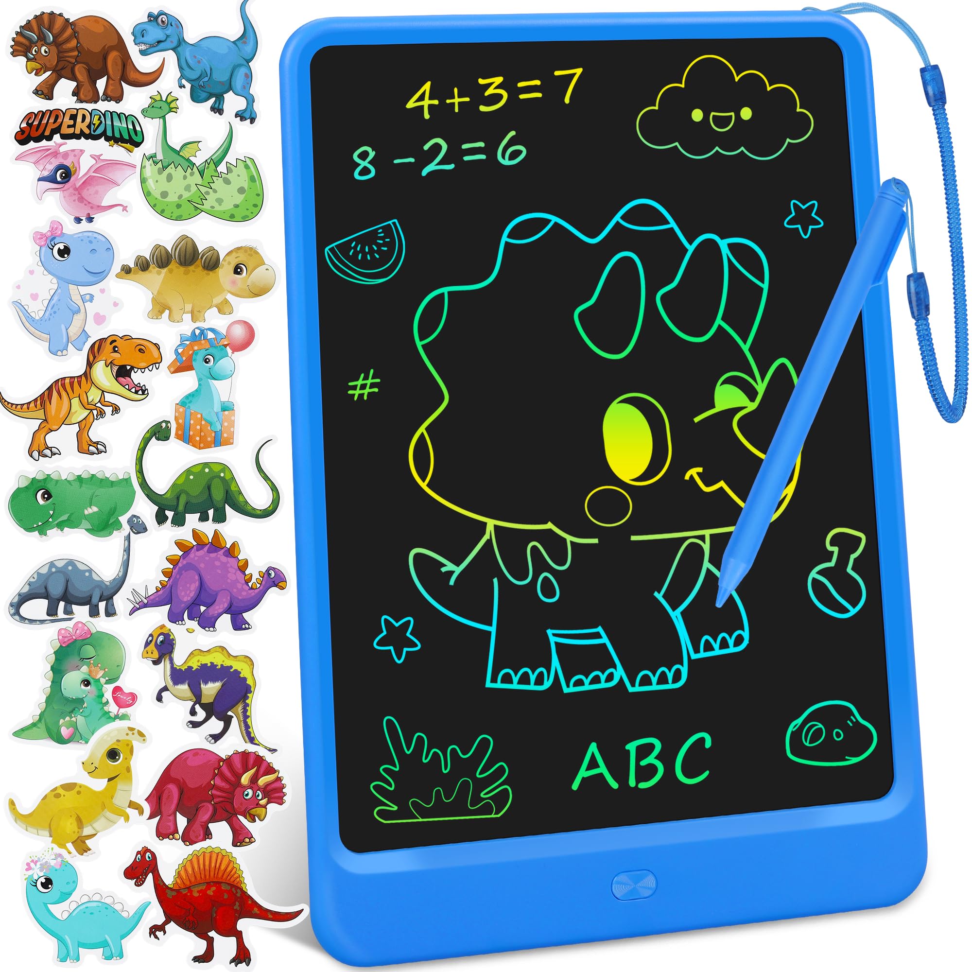 Foto 2 pulgar | Venta Internacional - Tableta De Escritura Lcd Toyk, Pizarra Para Garabatos Para Niños Pequeños De 12 Pulgadas, Azul