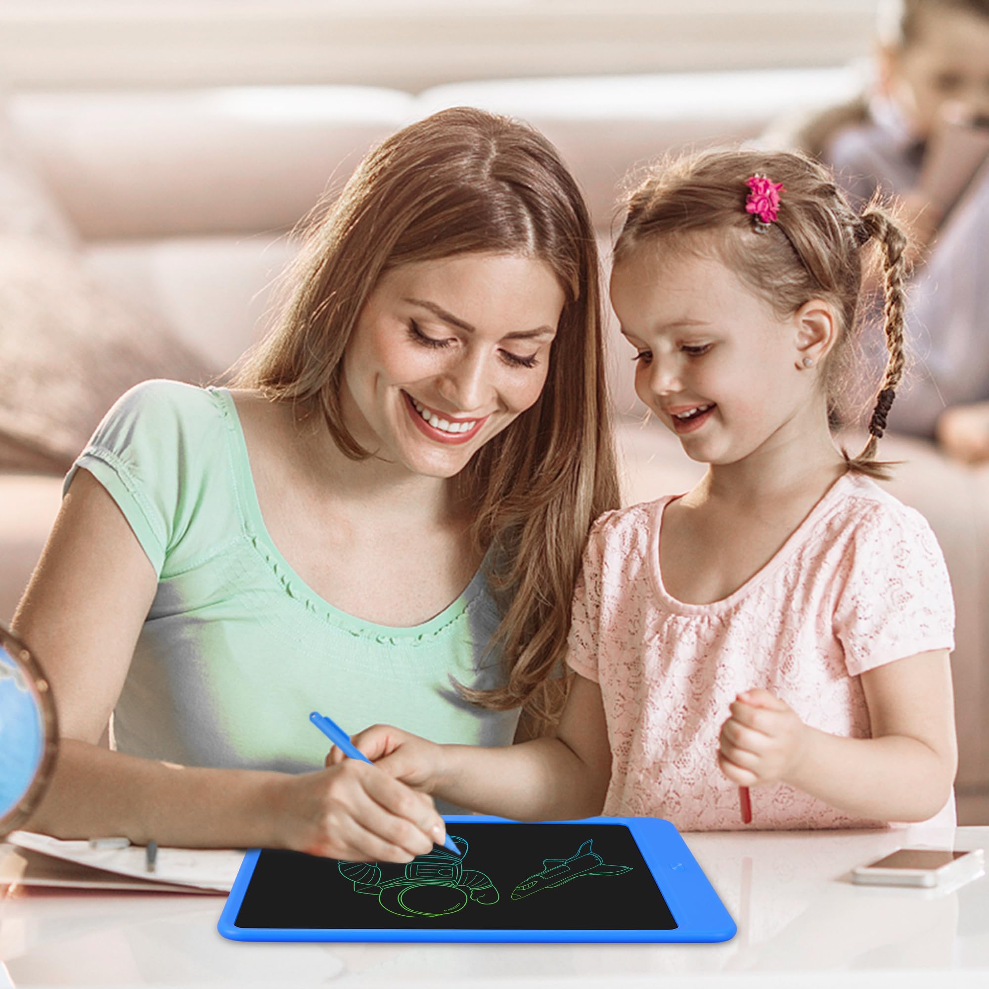 Foto 9 pulgar | Venta Internacional - Tableta De Escritura Lcd Toyk, Pizarra Para Garabatos Para Niños Pequeños De 12 Pulgadas, Azul