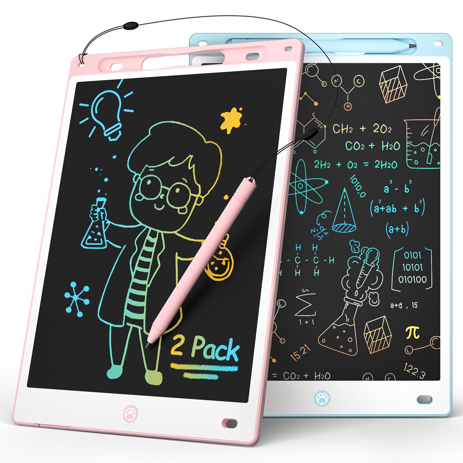 Foto 2 pulgar | Venta Internacional - Tableta De Escritura Lcd Qqduck De 10 Pulgadas, Paquete De 2 Para Niños De 3 A 8 Años