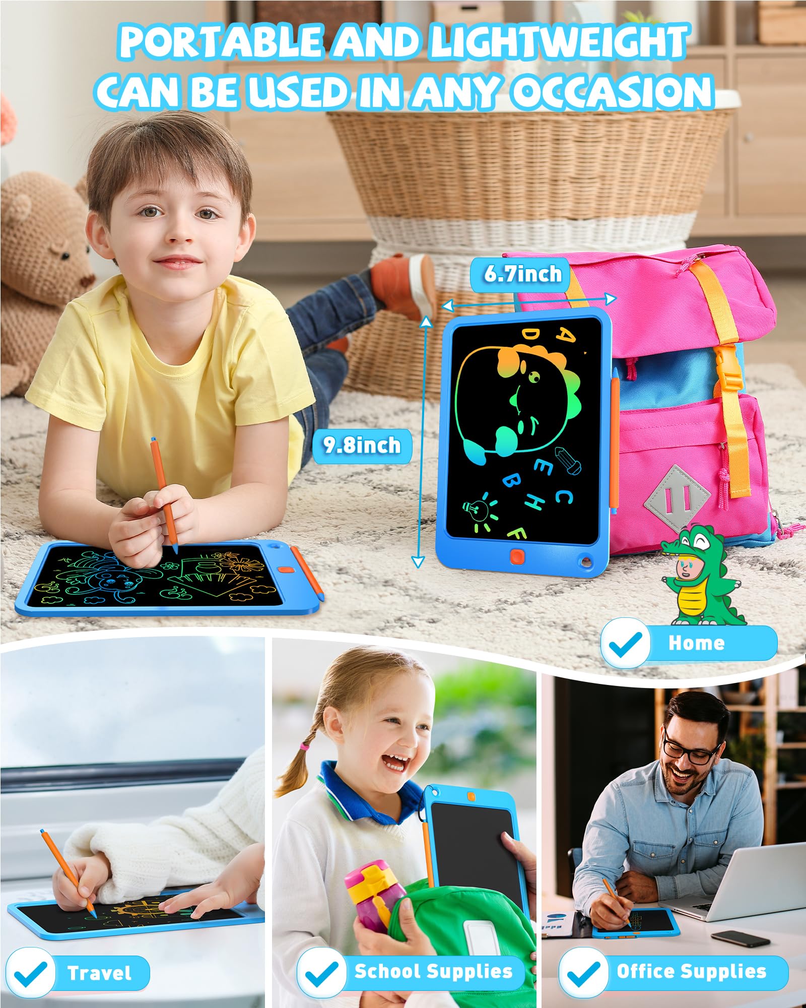 Foto 5 pulgar | Venta Internacional - Tableta De Escritura Lcd Kokodi De 10 Pulgadas Para Niños De 3 A 12 Años