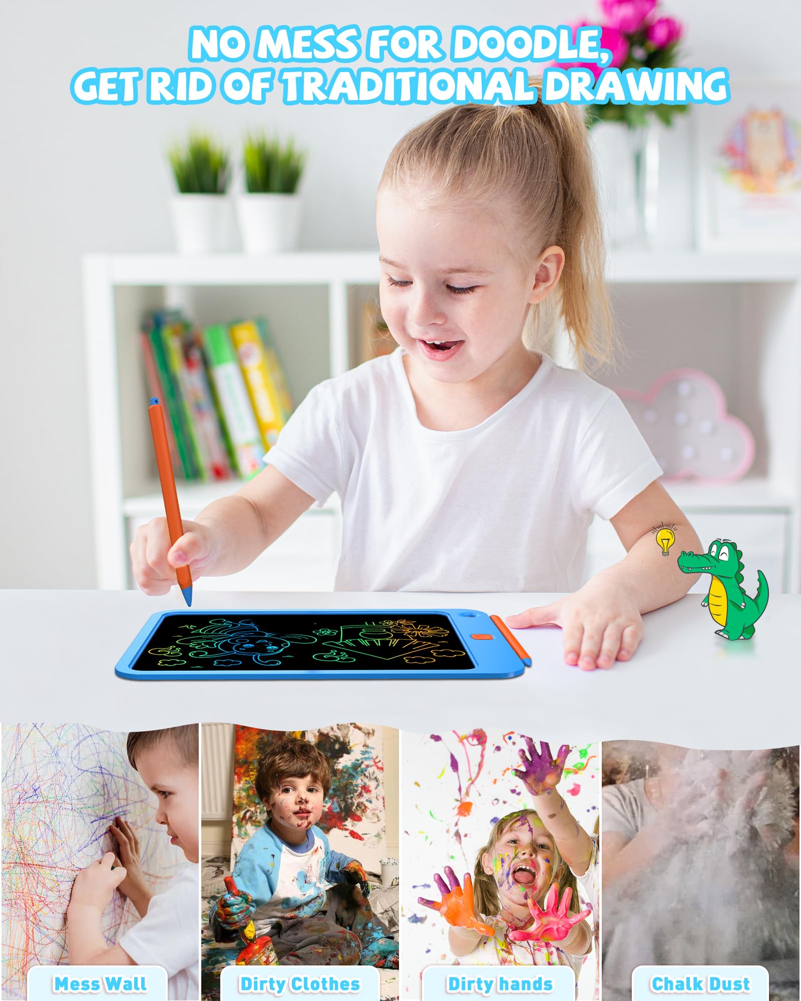Foto 7 pulgar | Venta Internacional - Tableta De Escritura Lcd Kokodi De 10 Pulgadas Para Niños De 3 A 12 Años