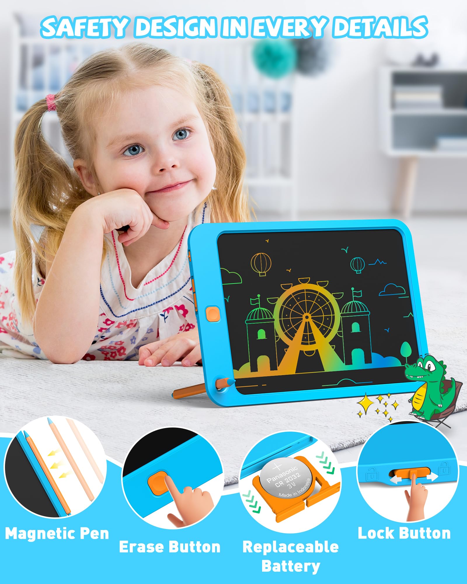 Foto 8 pulgar | Venta Internacional - Tableta De Escritura Lcd Kokodi De 10 Pulgadas Para Niños De 3 A 12 Años