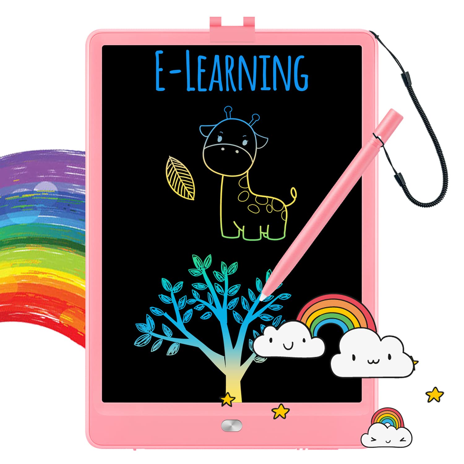 Venta Internacional - Tableta De Escritura Lcd Tekfun Doodle Board De 10 Pulgadas, Rosa