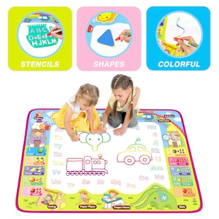 Foto 2 | Venta Internacional - Tapete Para Dibujar Agua Hony Kids Doodle Con Bolígrafos Mágicos, 36 X 24 Pulgadas
