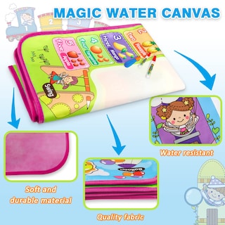 Foto 3 | Venta Internacional - Tapete Para Dibujar Agua Hony Kids Doodle Con Bolígrafos Mágicos, 36 X 24 Pulgadas