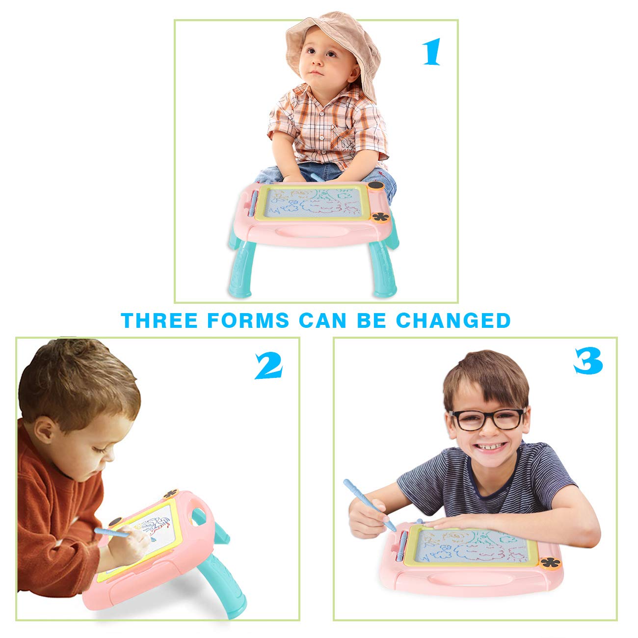 Foto 7 pulgar | Venta Internacional - Tablero De Dibujo Magnético Matesy Toys Para Niñas De 1 A 2 Años