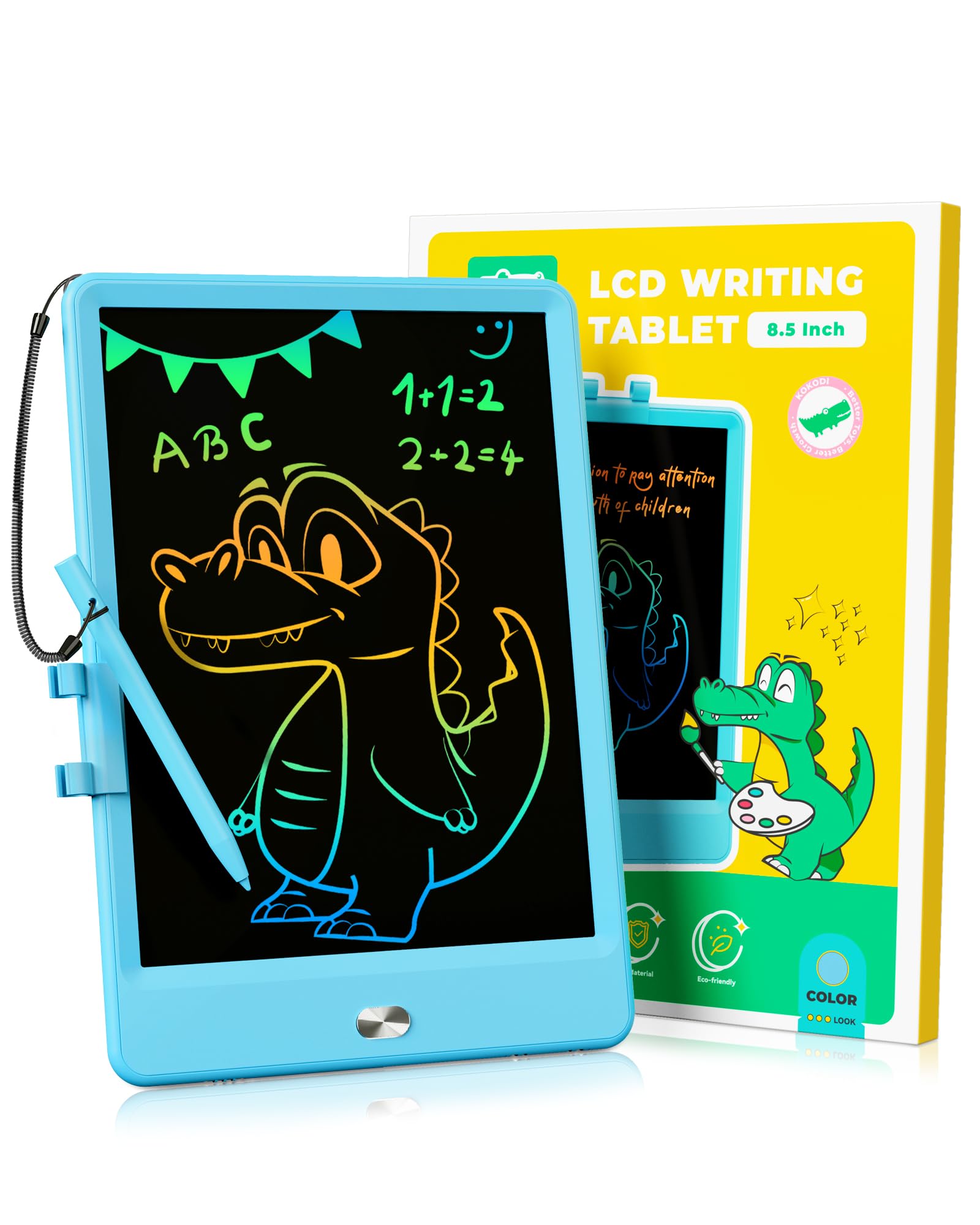 Venta Internacional - Tableta De Escritura Lcd Kokodi De 8.5 Pulgadas, Colorida Pizarra Para Garabatos, Azul