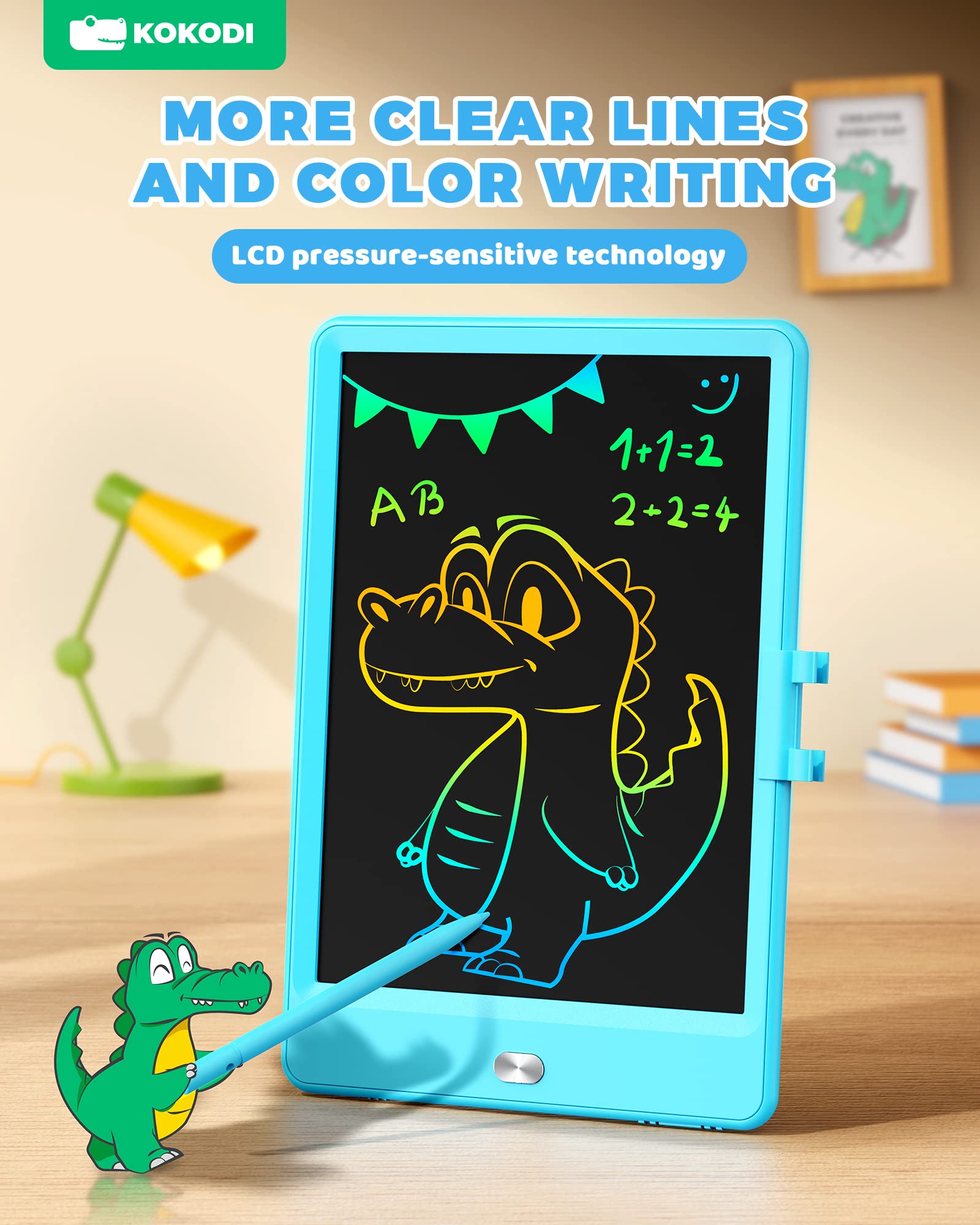 Foto 3 | Venta Internacional - Tableta De Escritura Lcd Kokodi De 8.5 Pulgadas, Colorida Pizarra Para Garabatos, Azul