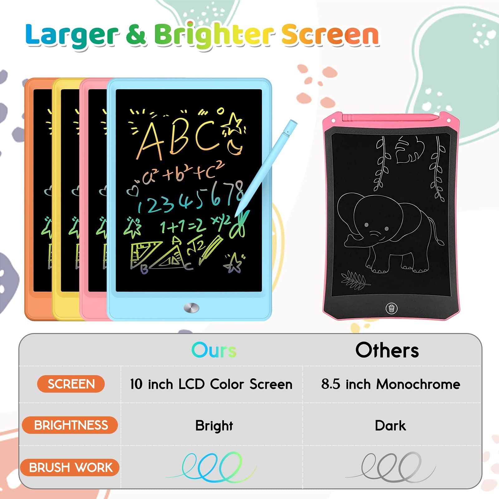 Foto 4 pulgar | Venta Internacional - Tableta De Escritura Lcd Doodle Board Orsen De 10 Pulgadas Para Niños