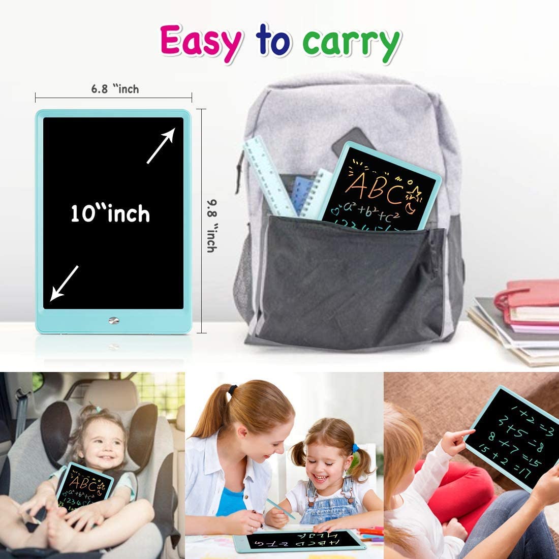 Foto 6 | Venta Internacional - Tableta De Escritura Lcd Doodle Board Orsen De 10 Pulgadas Para Niños