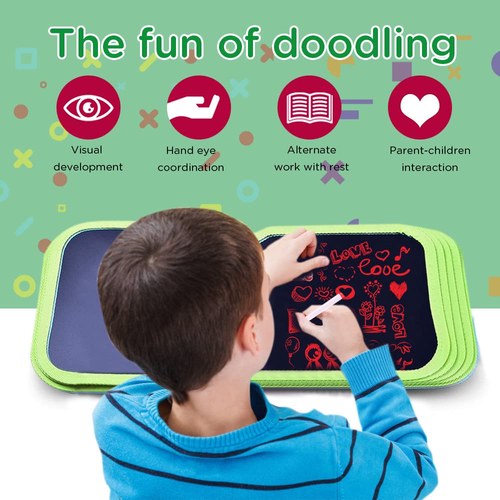 Foto 3 | Venta Internacional - Doodle Book Ccinnoe Borrable Con 12 Bolígrafos De Acuarela Para Niños