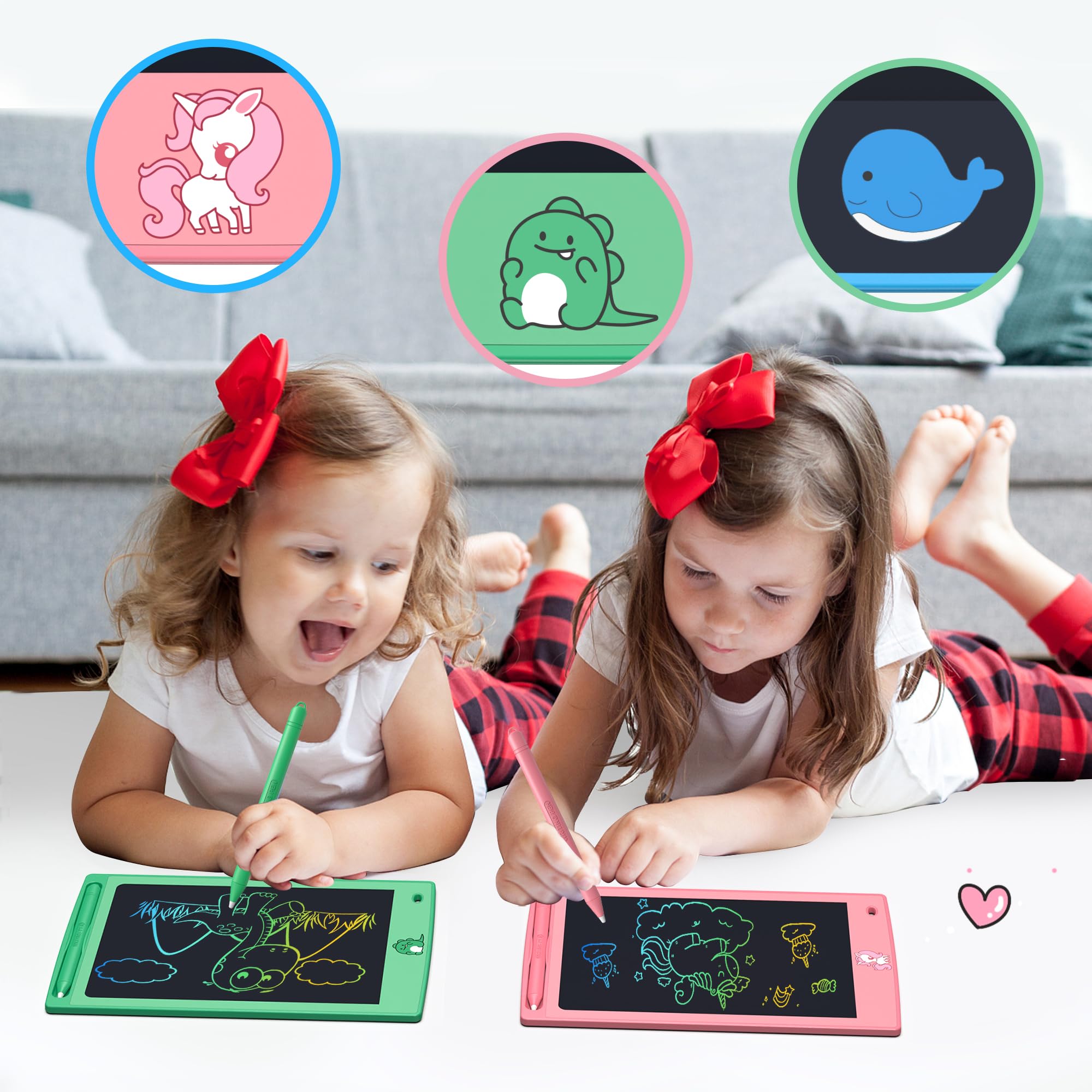 Foto 3 pulgar | Venta Internacional - Tableta De Escritura Lcd Flueston Para Niños Pequeños De 8.8 Pulgadas, Paquete De 3 Piezas