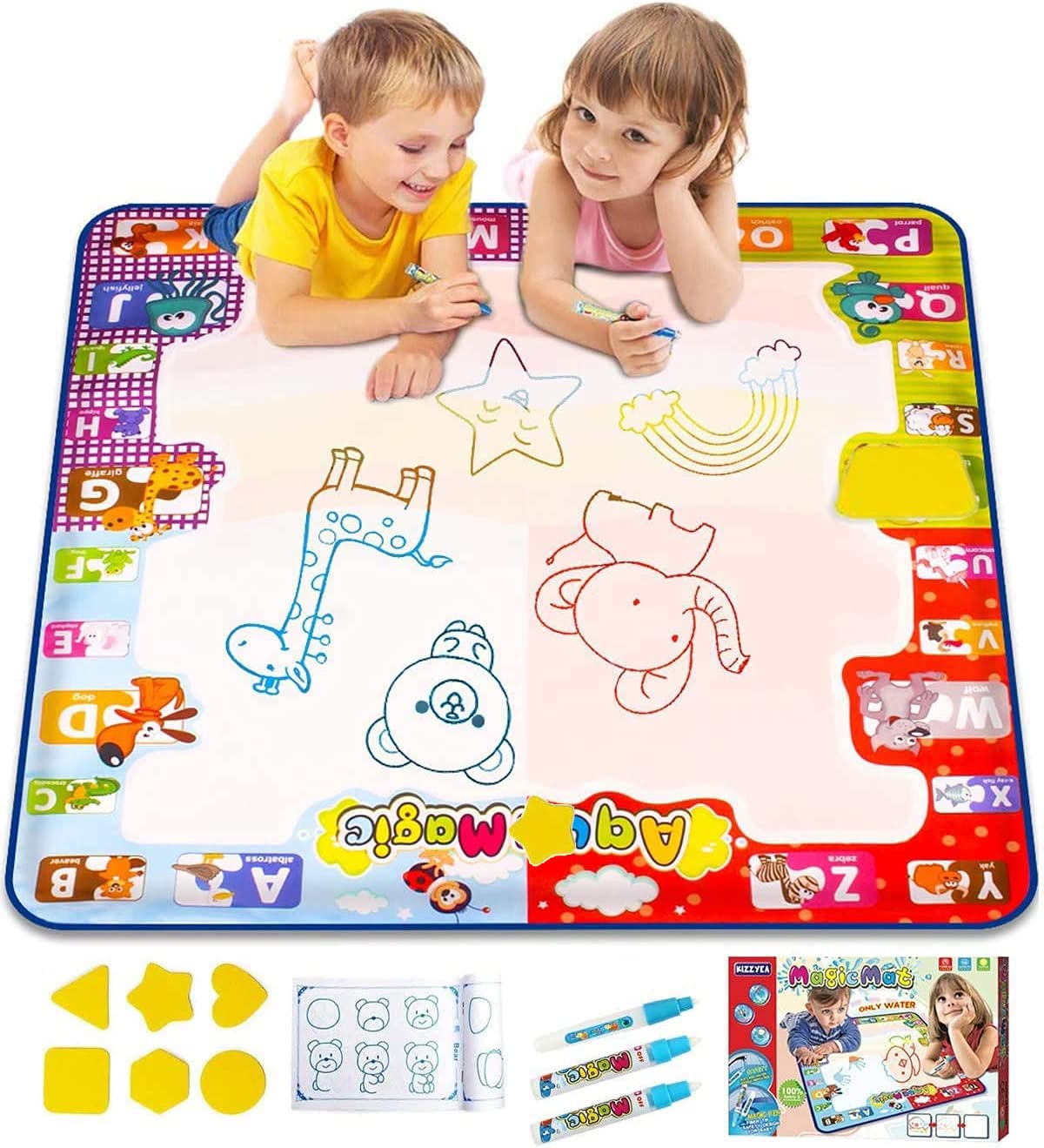 Foto 2 pulgar | Venta Internacional - Alfombrilla Kizzyea Educational Aqua Doodle De 2 A 5 Años