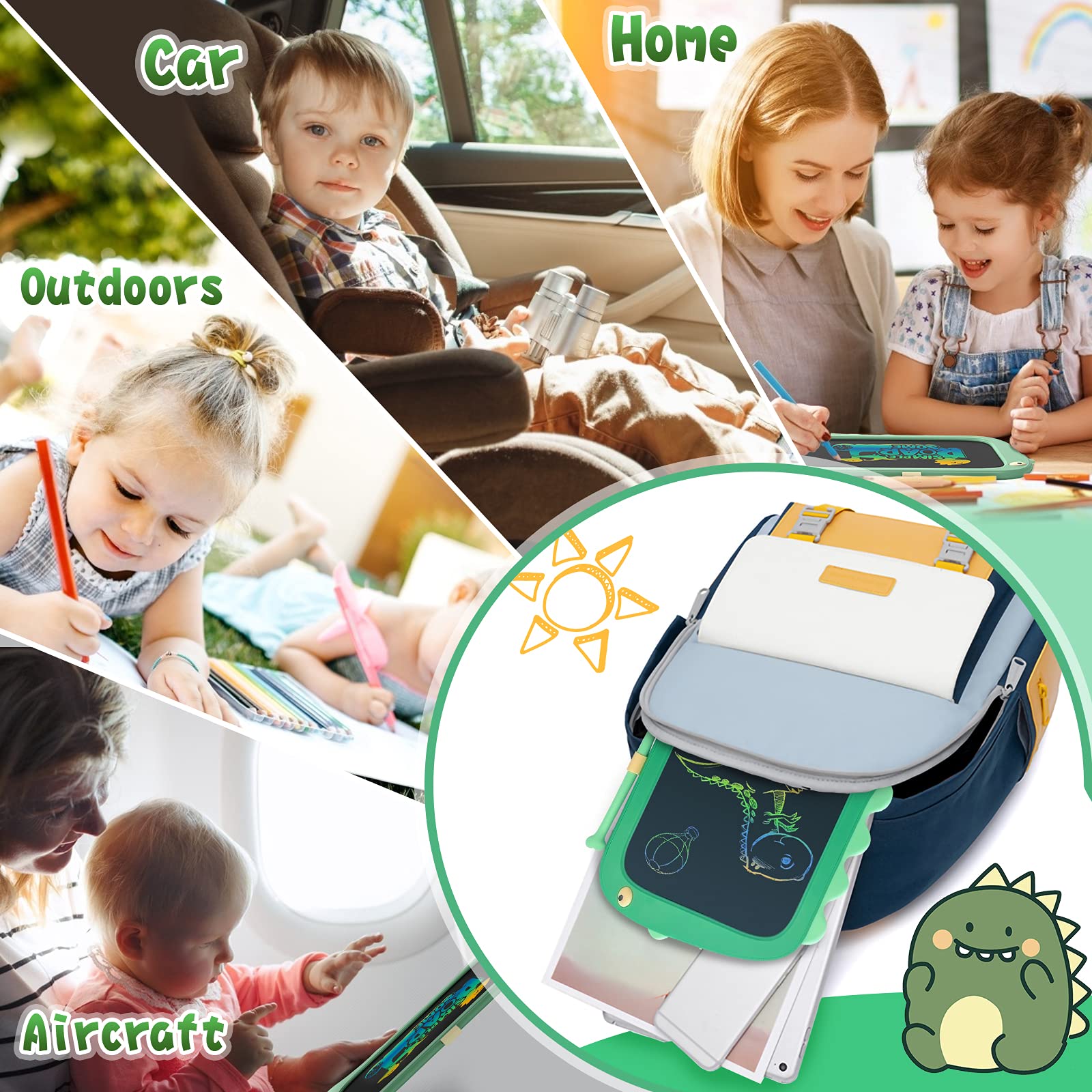 Foto 7 pulgar | Venta Internacional - Tableta De Escritura Lcd Orsen Dinosaur De 8.5 Pulgadas Para Niños De 2 A 6 Años