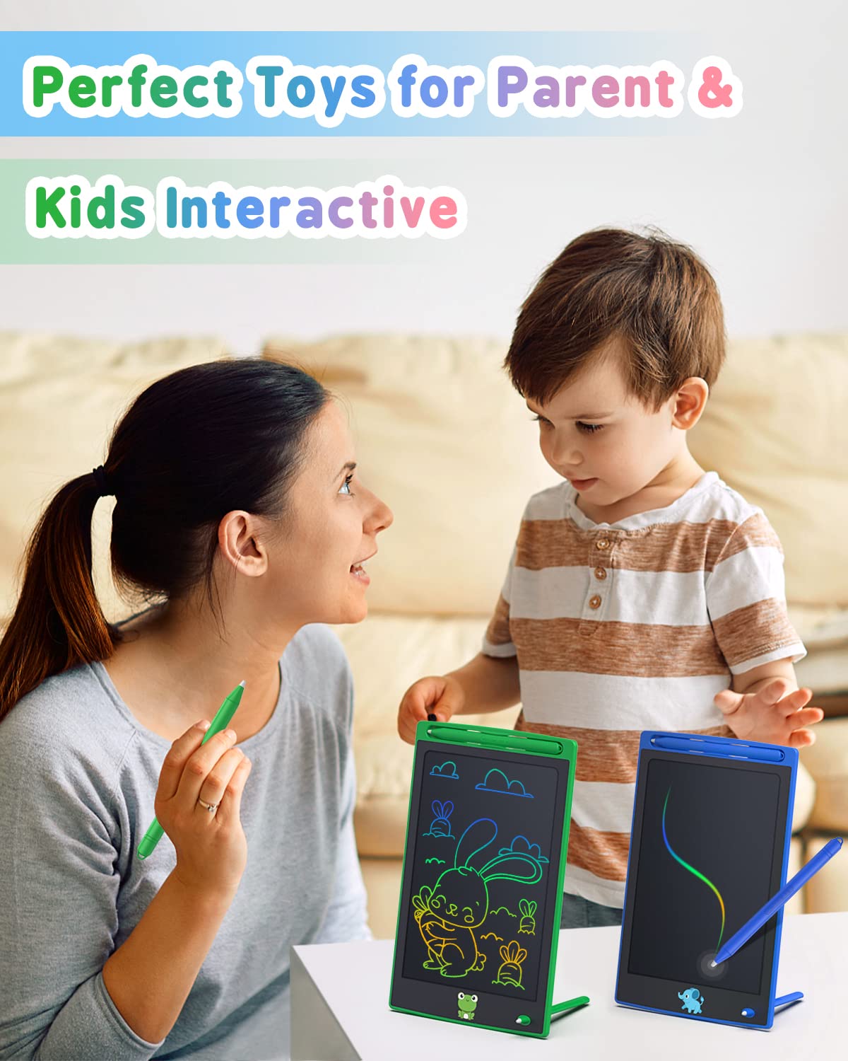 Foto 6 pulgar | Venta Internacional - Tabletas De Escritura Lcd Baveel, Paquete De 3 Unidades Para Niños De 2 A 6 Años