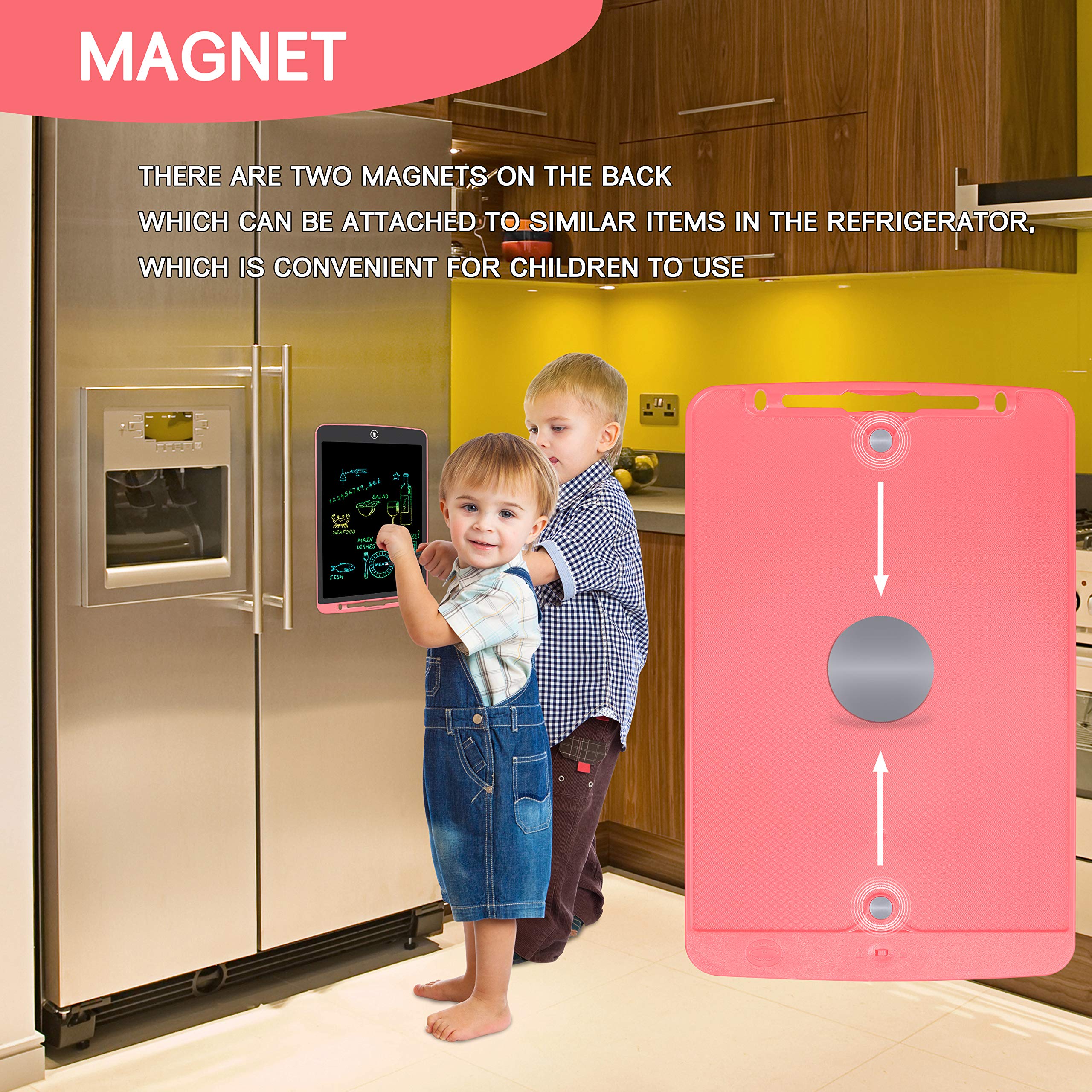 Foto 7 pulgar | Venta Internacional - Tableta De Escritura Lcd Street Walk Para Niños De 12 Pulgadas, Rosa