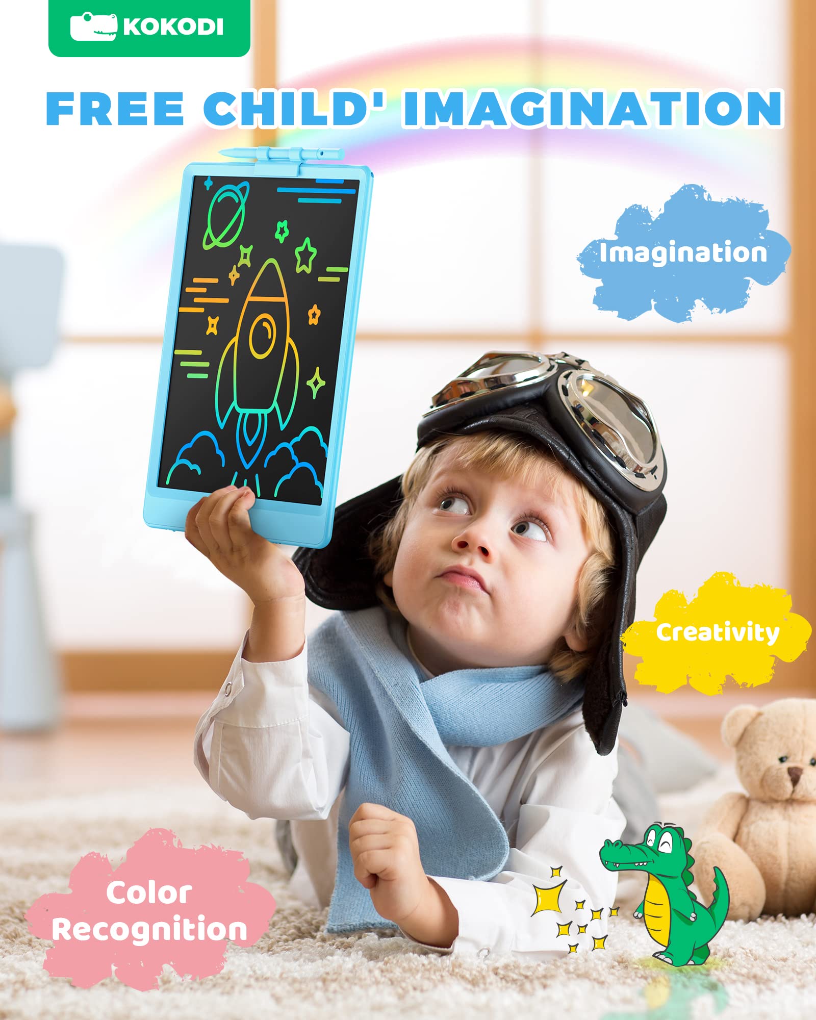 Foto 6 pulgar | Venta Internacional - Tableta De Escritura Lcd Kokodi De 10 Pulgadas Colorida Para 3-6 Años