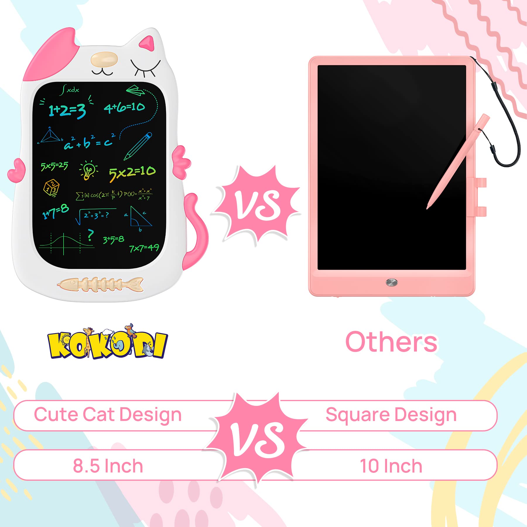 Foto 3 pulgar | Venta Internacional - Tableta De Escritura Lcd Kokodi Con Forma De Gato De 8.5 Pulgadas Para 3-7 Años