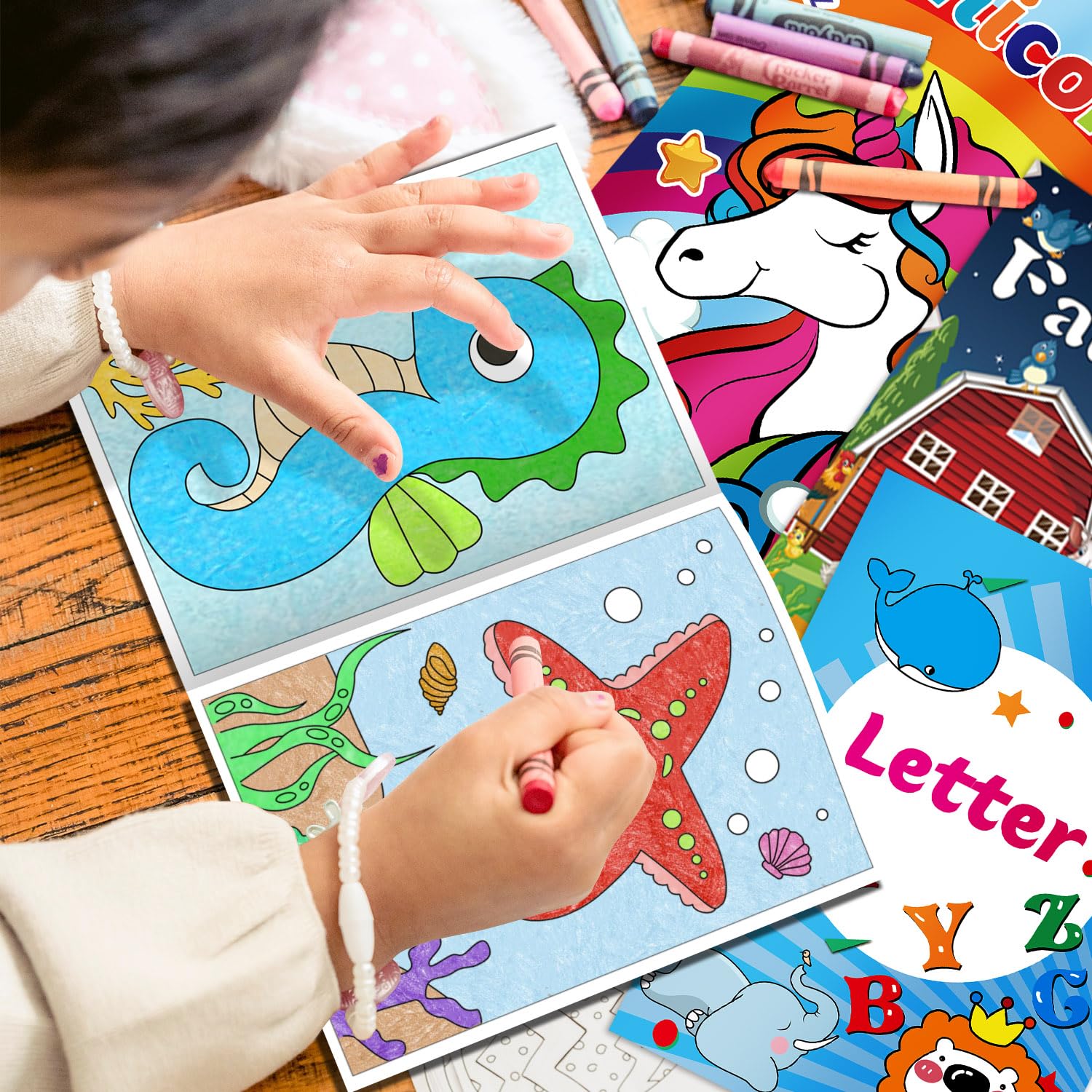 Foto 6 pulgar | Venta Internacional - Libros Para Colorear Kalysky Para Niños, Paquete De 20 Con 240 Imágenes De 5,1 X 7