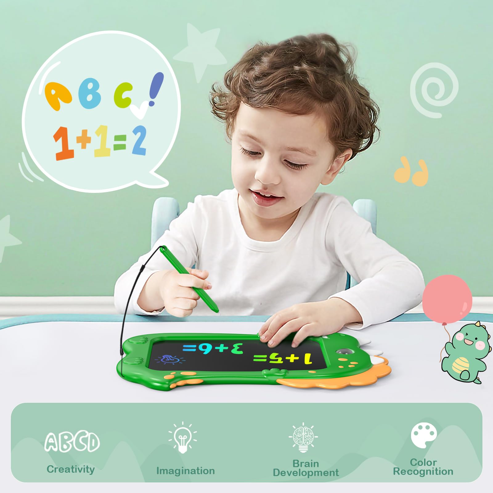 Foto 3 pulgar | Venta Internacional - Tableta De Dibujo Kizmyee Con Pantalla Lcd De 8.5 Pulgadas Para Niños, Diseño De Dinosaurios