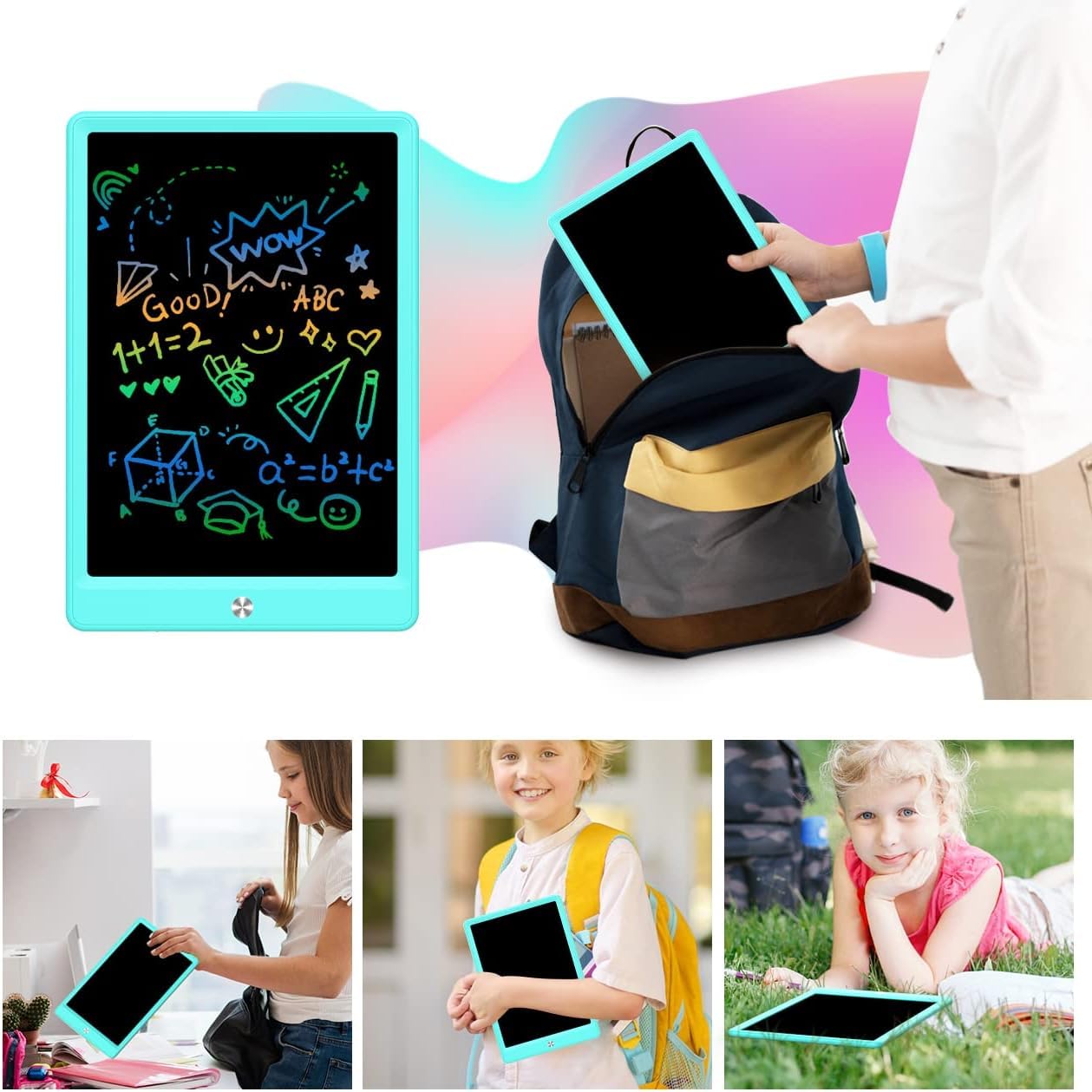 Foto 5 | Venta Internacional - Tableta De Dibujo Lcd Bukebu De 10.5 Pulgadas, Colorida Pizarra Para Garabatos