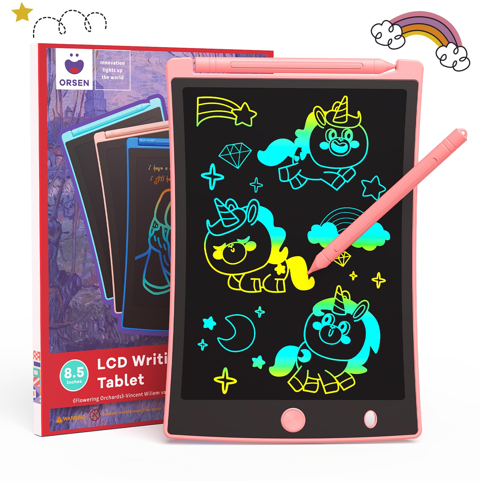 Foto 2 pulgar | Venta Internacional - Tableta De Escritura Lcd Orsen Colorful De 8.5 Pulgadas Para Niños