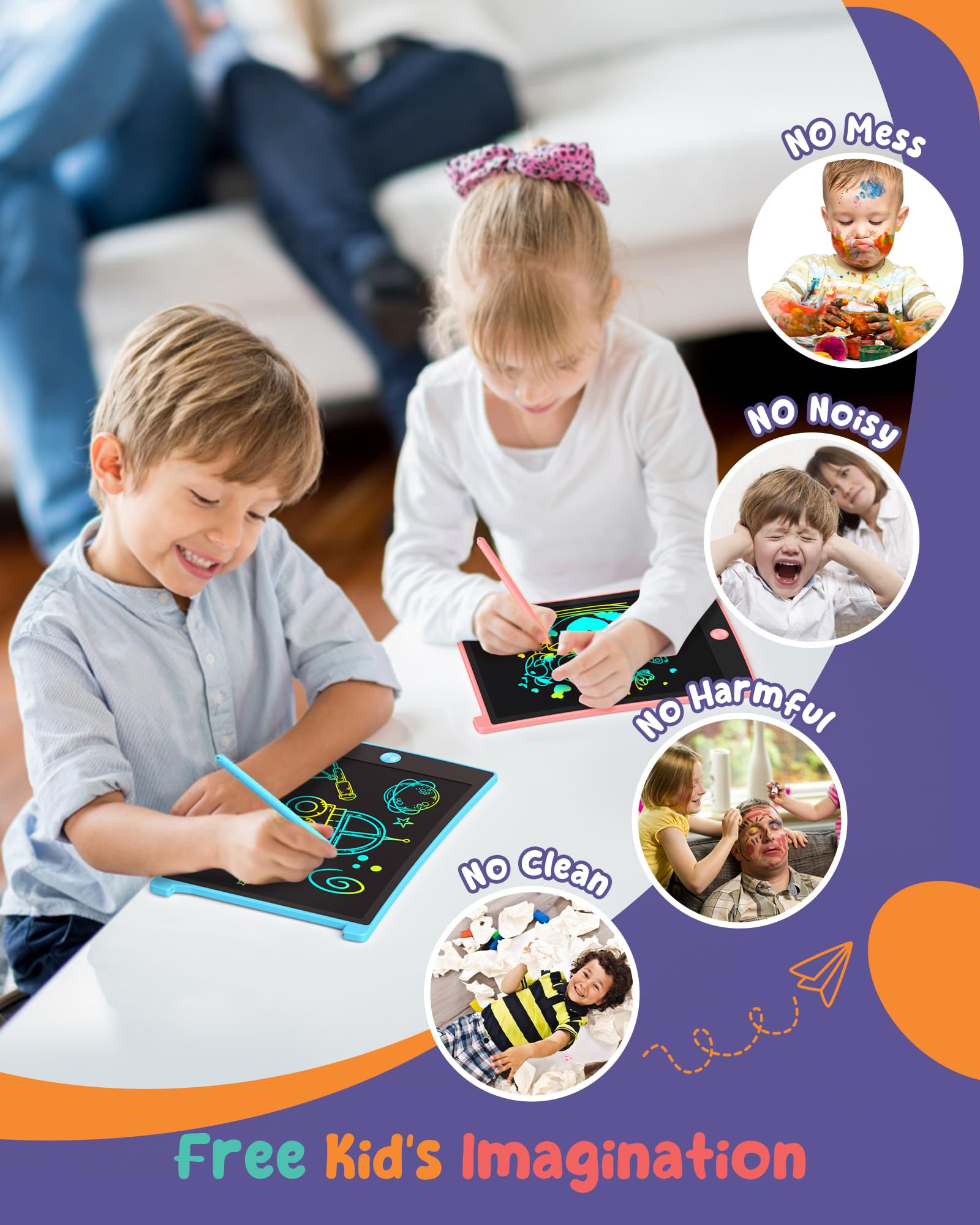 Foto 5 pulgar | Venta Internacional - Tableta De Escritura Lcd Orsen Colorful De 8.5 Pulgadas Para Niños
