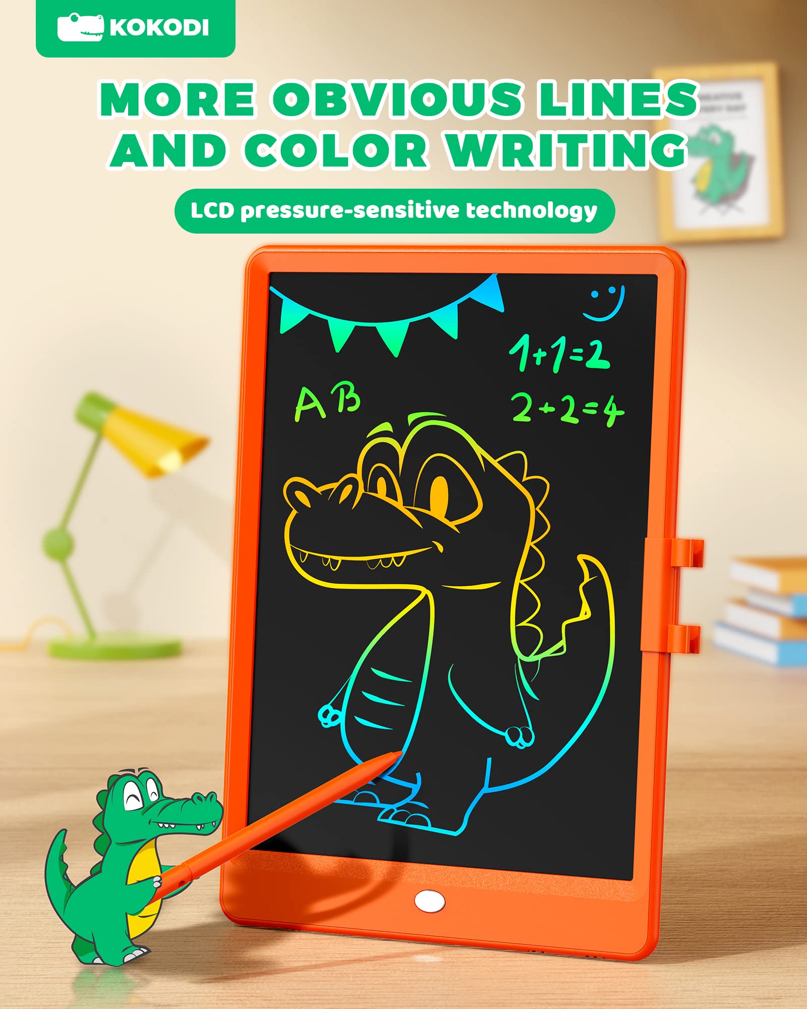 Foto 4 pulgar | Tableta De Escritura Lcd Kokodi De 10 Pulgadas Colorida Para 3-6 Años - Venta Internacional.