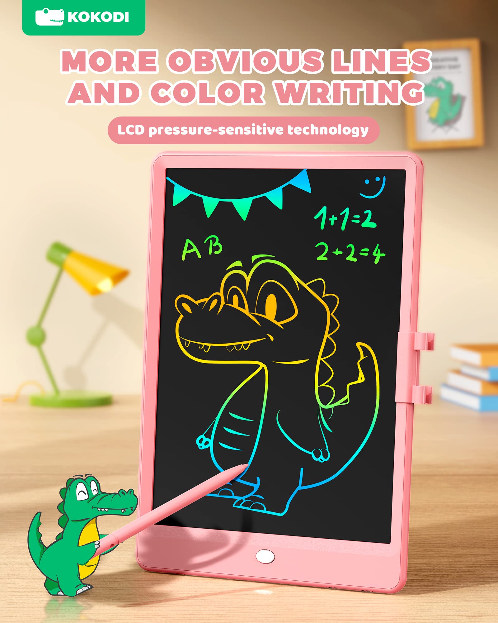 Foto 3 pulgar | Tableta De Escritura Lcd Kokodi De 10 Pulgadas Colorida Para 3-6 Años - Venta Internacional.