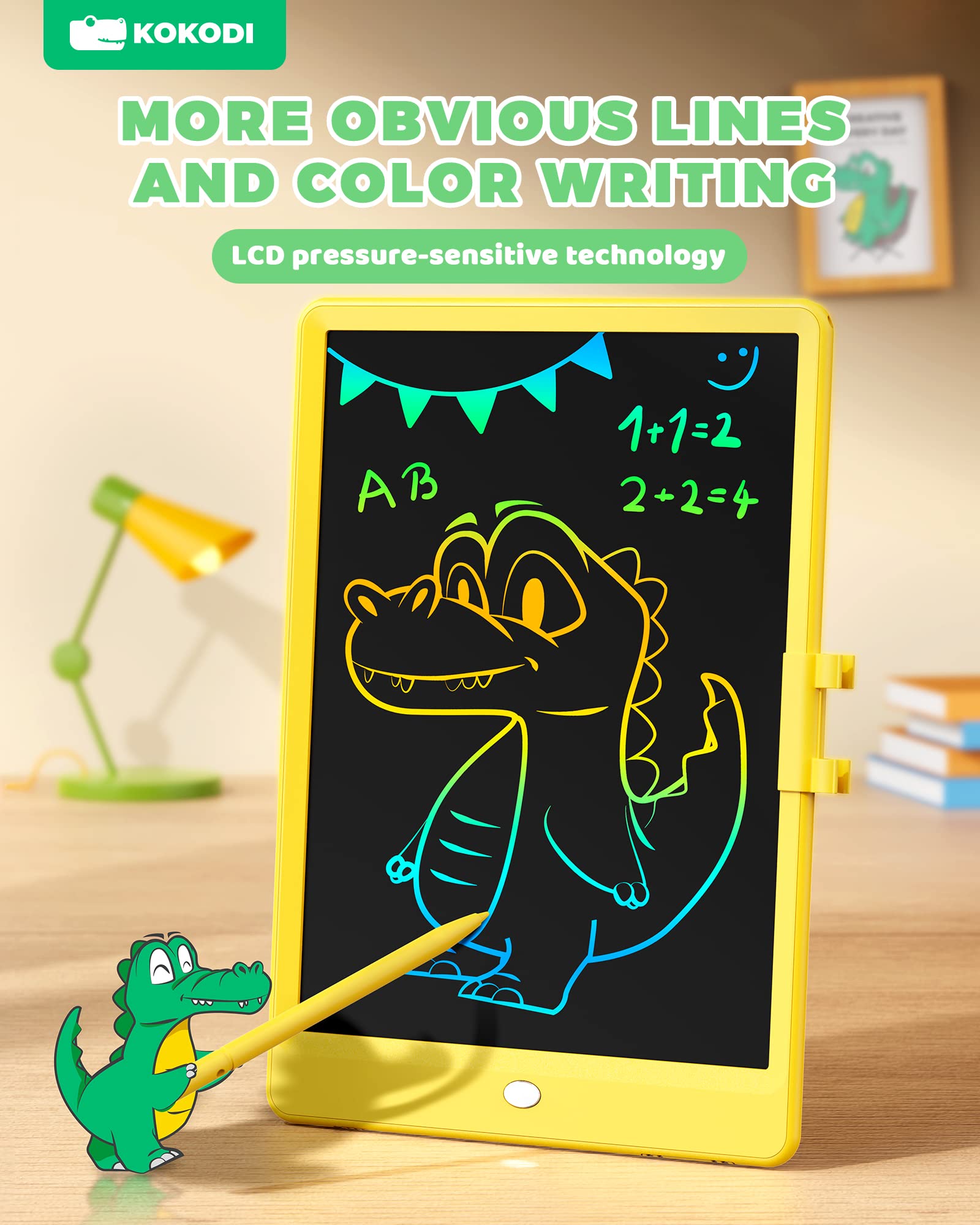 Foto 3 pulgar | Tableta De Escritura Lcd Kokodi De 10 Pulgadas Colorida Para 3-6 Años - Venta Internacional.