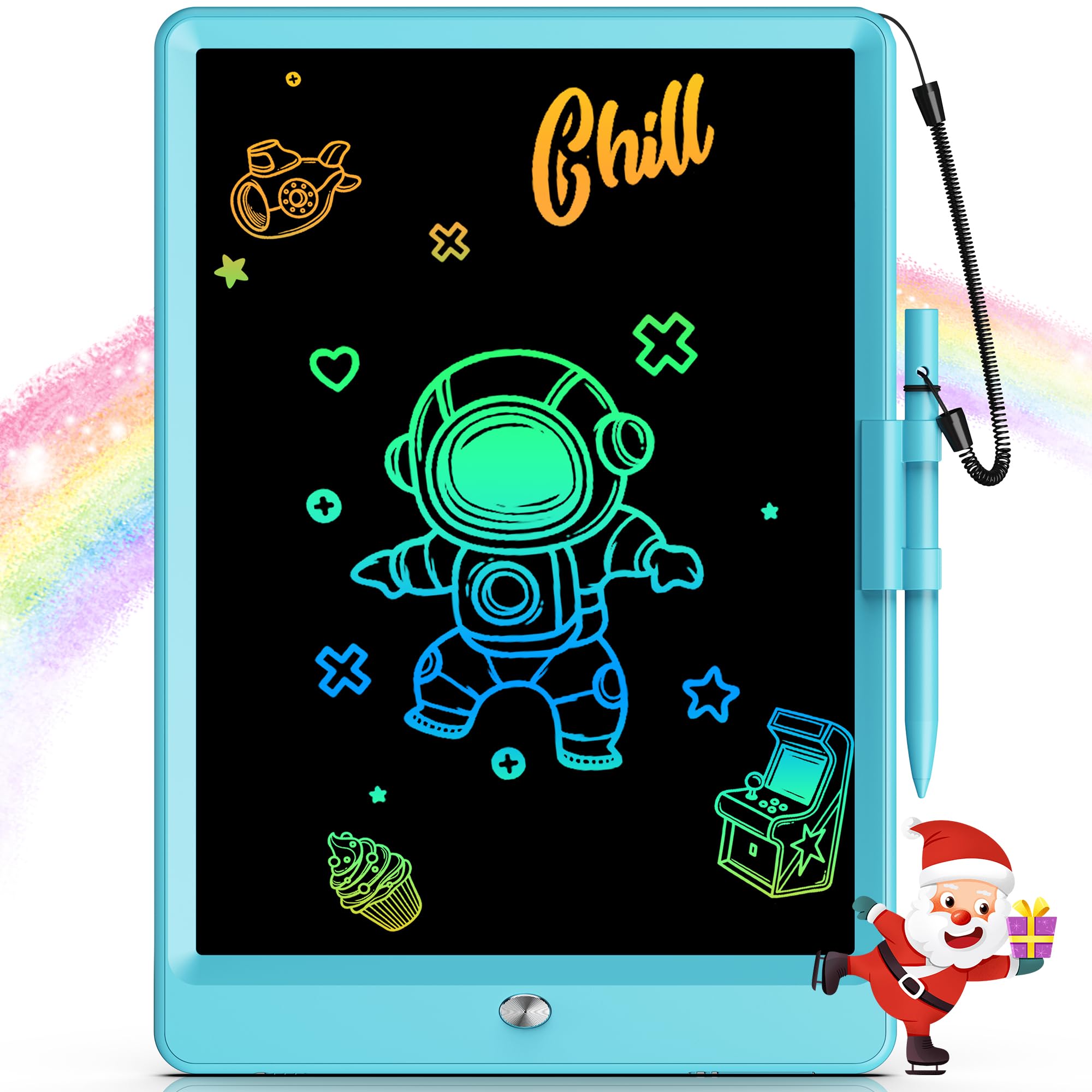Foto 2 pulgar | Tableta De Escritura Lcd Bravokids Doodle Board De 10 Pulgadas, Azul - Venta Internacional.