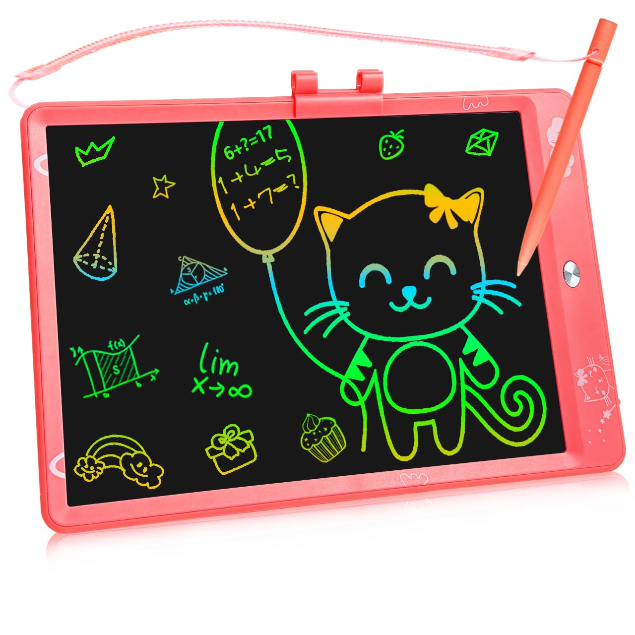 Tableta De Escritura Lcd Zmlm Doodle Board De 10 Pulgadas Pink Kitty Venta Internacional