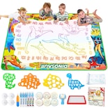 Tapete Water Doodle Jasonwell Aqua De 150 X 100 Cm Con Accesorios - Venta Internacional.