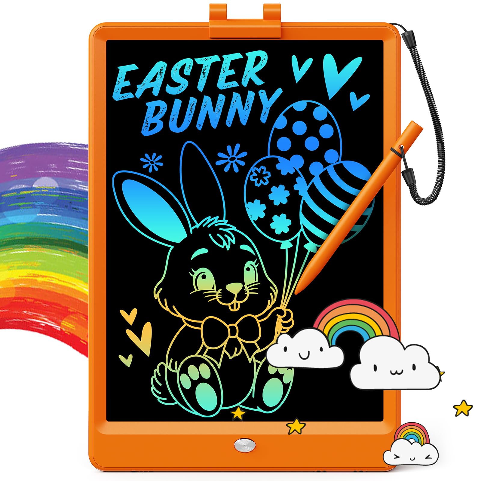 Tableta De Escritura Lcd Tekfun Magic Doodle Board De 10 Pulgadas, Naranja - Venta Internacional.
