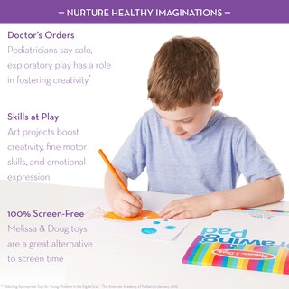 Foto 3 | Bloc De Papel Para Dibujar Melissa & Doug, 9 X 12 Pulgadas, 50 Hojas, Paquete De 3 - Venta Internacional.