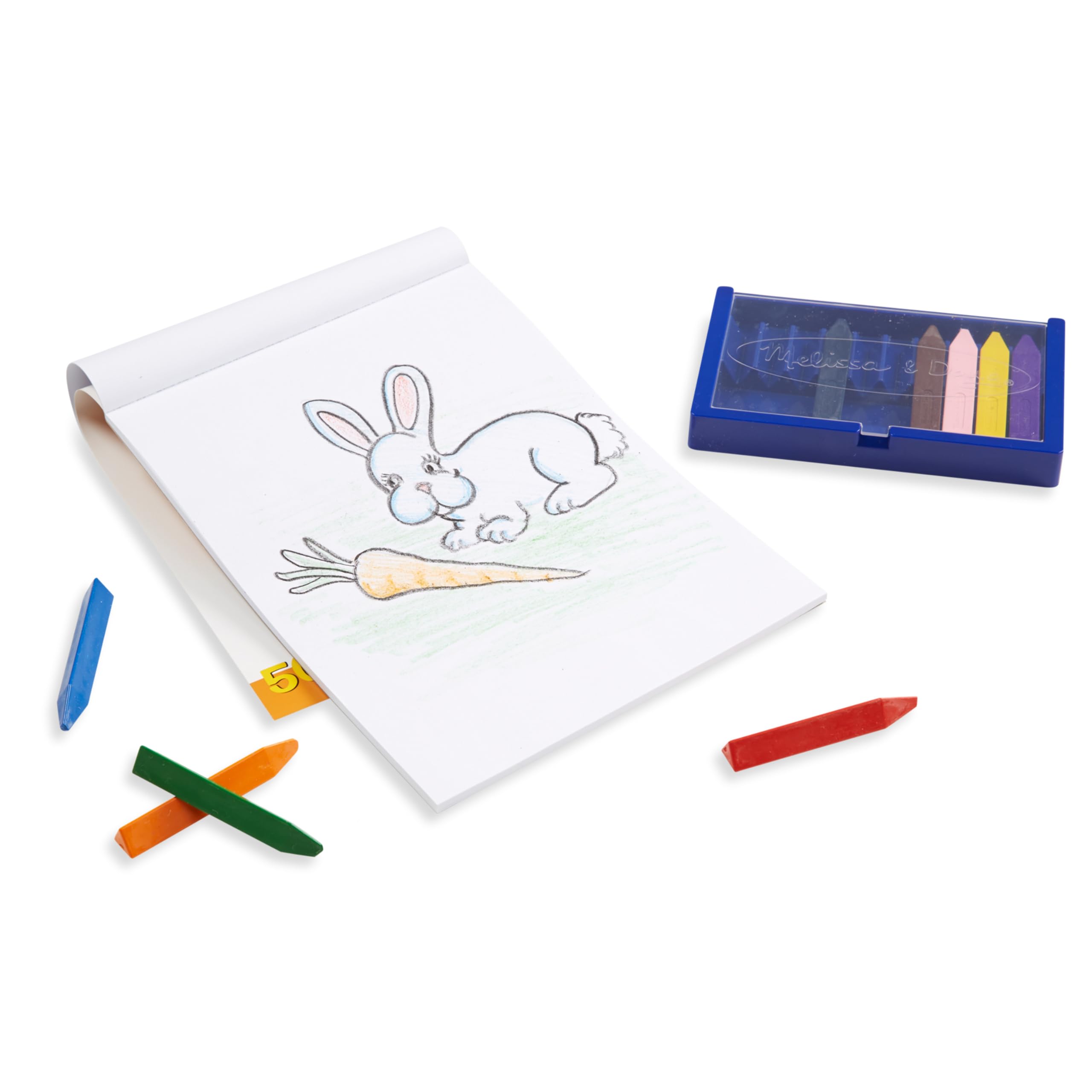 Foto 4 | Bloc De Papel Para Dibujar Melissa & Doug, 9 X 12 Pulgadas, 50 Hojas, Paquete De 3 - Venta Internacional.