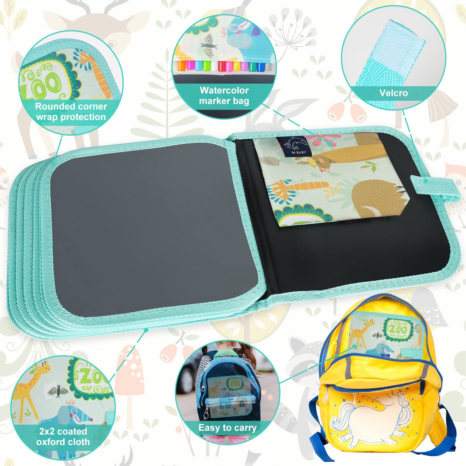 Foto 3 pulgar | Juego De Dibujos Mágicos Qrytoi, Borrable, Con 12 Bolígrafos - Venta Internacional.