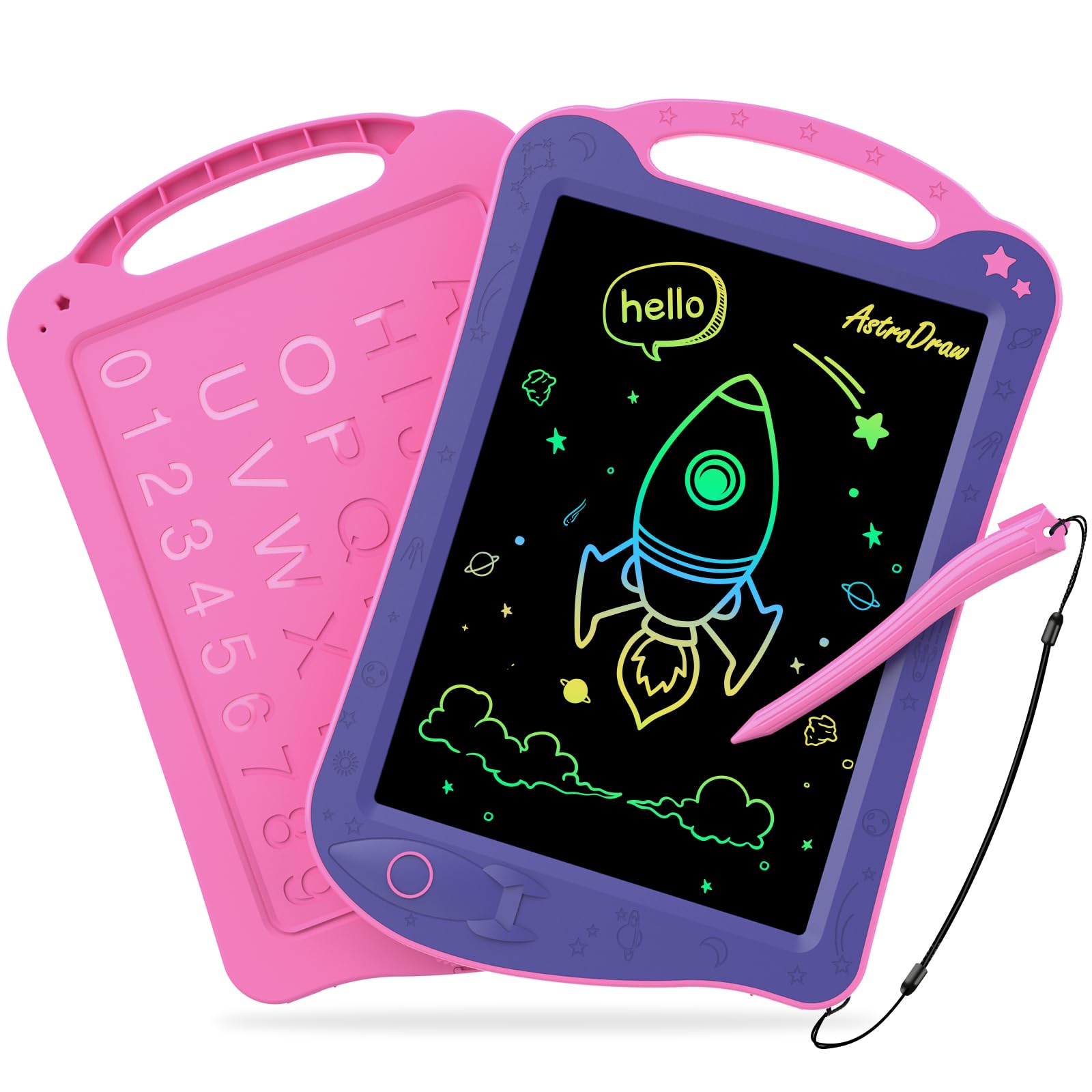 Bloc De Dibujo Homestec Astrodraw, Tableta De Escritura Lcd Para Niños, Morado - Venta Internacional. $535