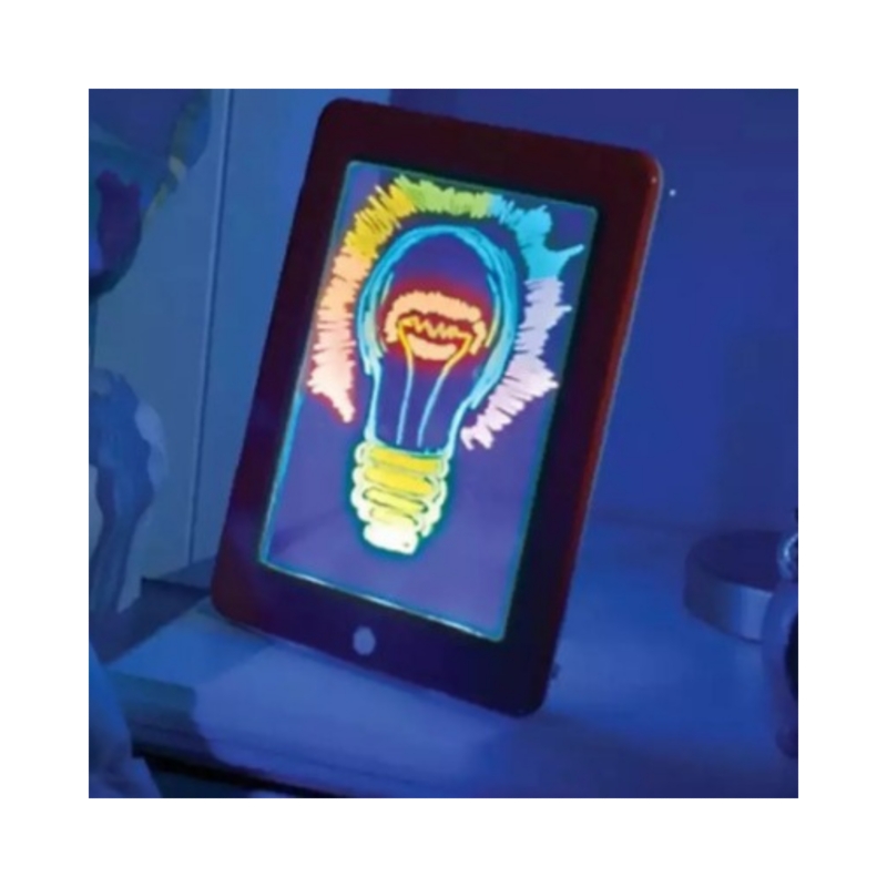 Foto 6 pulgar | Tablero De Dibujo Mágico Con Luz Led Para Niños Con 6 Rotuladores - Venta Internacional.