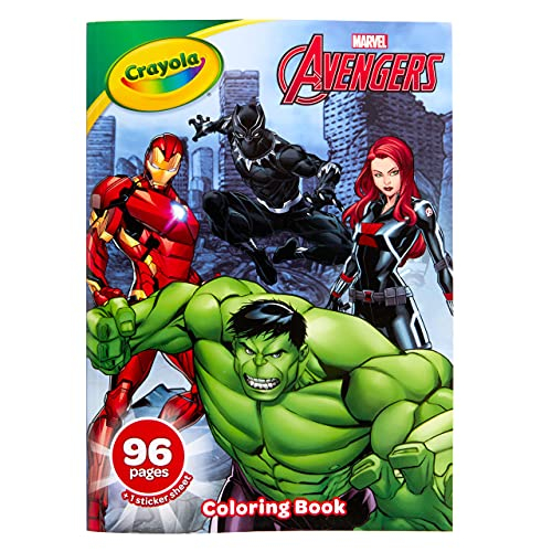Foto 2 pulgar | Libro Para Colorear De Crayola Avengers Con Pegatinas, Regalo Para Niños, 96 Páginas, Edades 3, 4, 5, 6 - Venta
