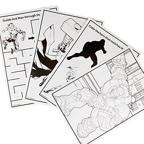 Foto 4 pulgar | Libro Para Colorear De Crayola Avengers Con Pegatinas, Regalo Para Niños, 96 Páginas, Edades 3, 4, 5, 6 - Venta