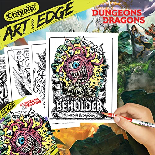 Foto 2 | Set Para Colorear Crayola Art With Edge Dungeons & Dragons - Venta Internacional.