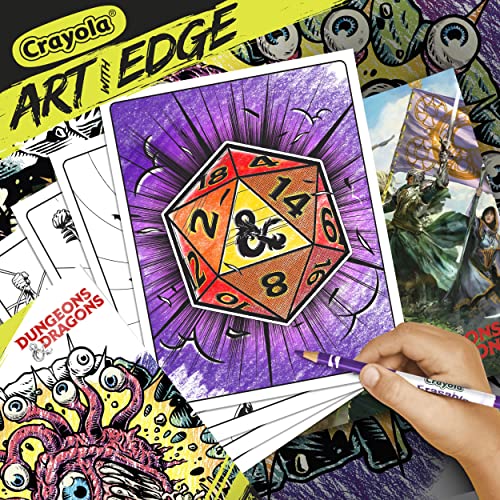 Foto 4 pulgar | Set Para Colorear Crayola Art With Edge Dungeons & Dragons - Venta Internacional.