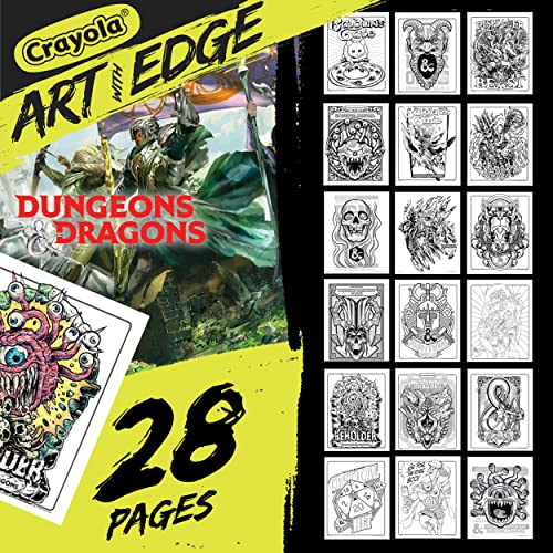 Foto 5 | Set Para Colorear Crayola Art With Edge Dungeons & Dragons - Venta Internacional.