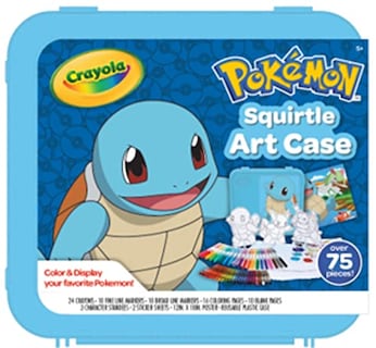 Foto 1 | Estuche para Colorear Crayola Pokémon Squirtle - Venta Internacional