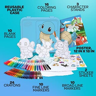Foto 2 | Estuche para Colorear Crayola Pokémon Squirtle - Venta Internacional