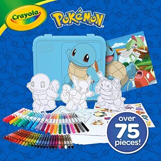 Foto 3 | Estuche para Colorear Crayola Pokémon Squirtle - Venta Internacional