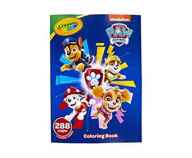 Foto 1 | Libro Para Colorear Crayola Paw Patrol Con Pegatinas, Regalo - Venta Internacional.